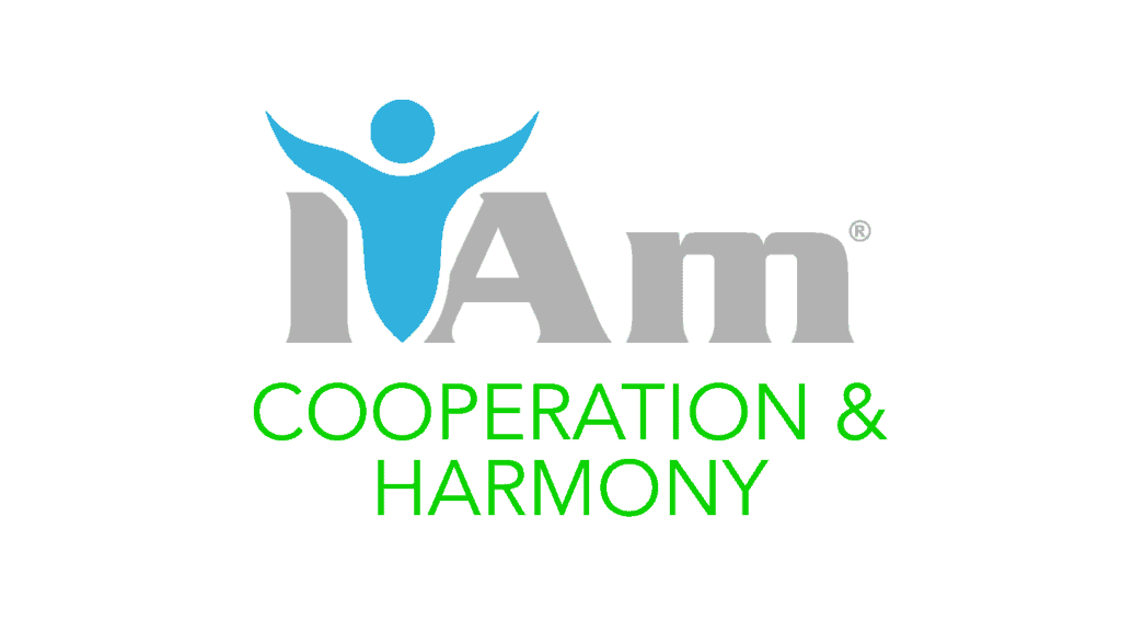 Logo for Marketplace emphasizing cooperation and harmony in community building.